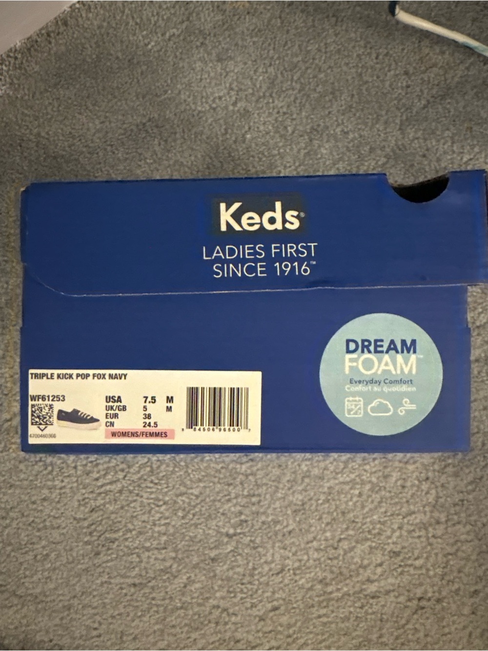 Keds Ladies First Shoe Box - Blue